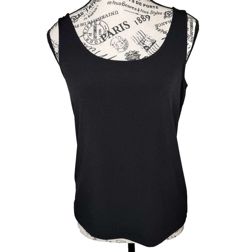 Alfani Women’s Tank Top Size Small Black Stretch